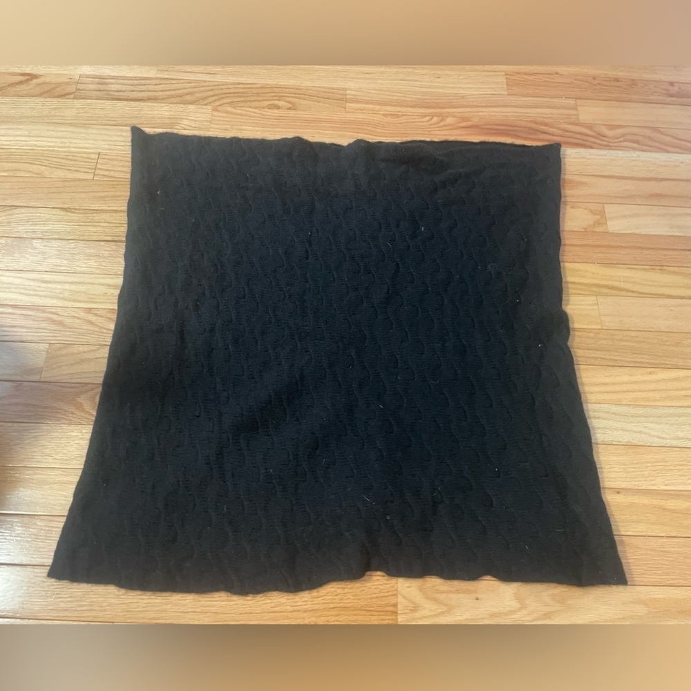 Lord and Taylor Black Cashmere Shawl